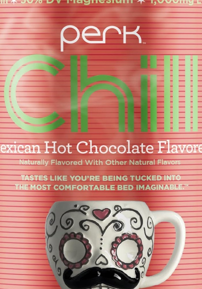 Perk Chill Mexican Hot Chocolate Flavored Drink Mix (18 Servings) - Soy Free & Peanut Free - Image 1